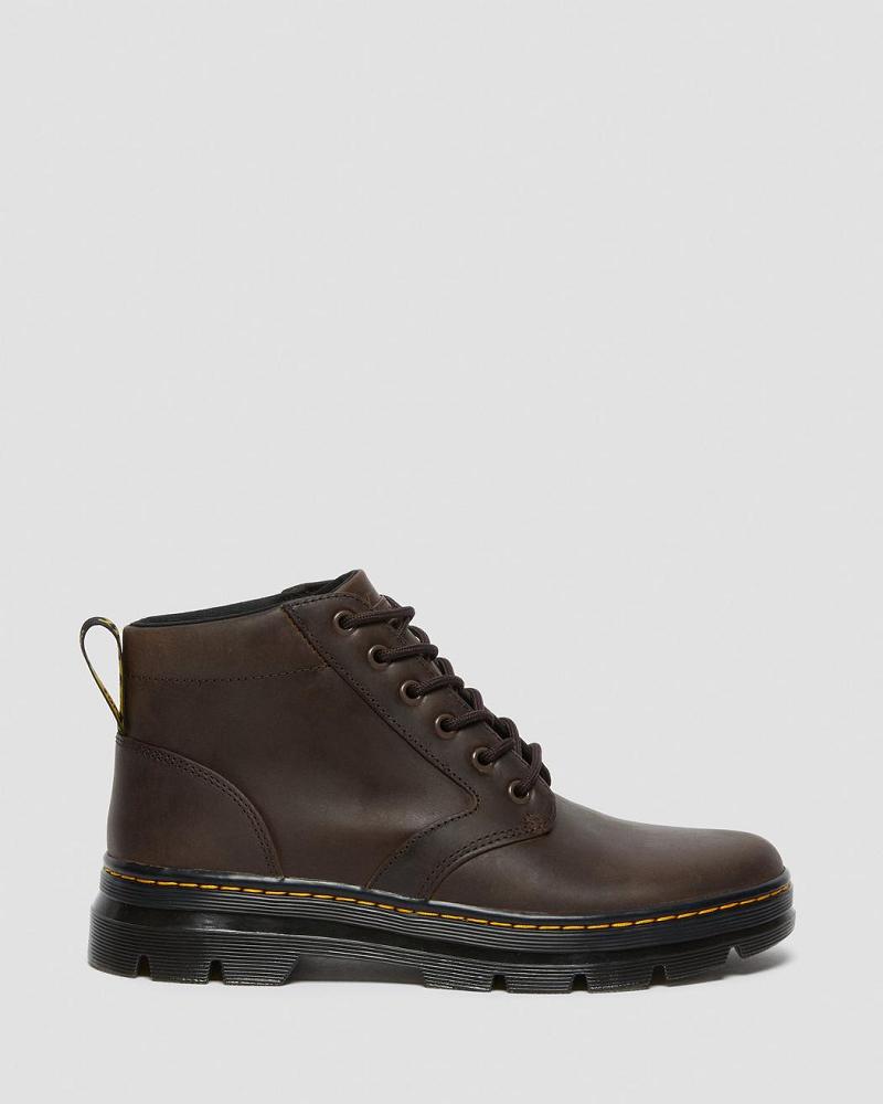 Men's Dr Martens Bonny Leather Ankle Boots Brown | AU 436LIS